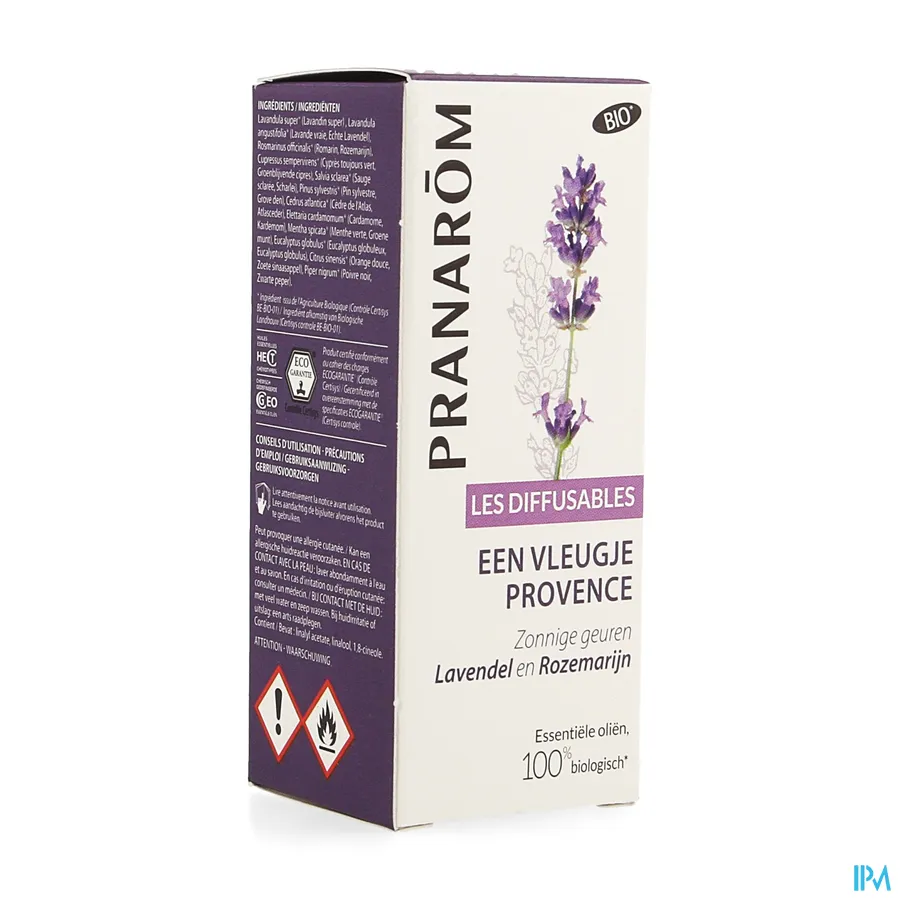 packshot van Pranarom Essentiële Olie Les Diffusables Provence 30 ml