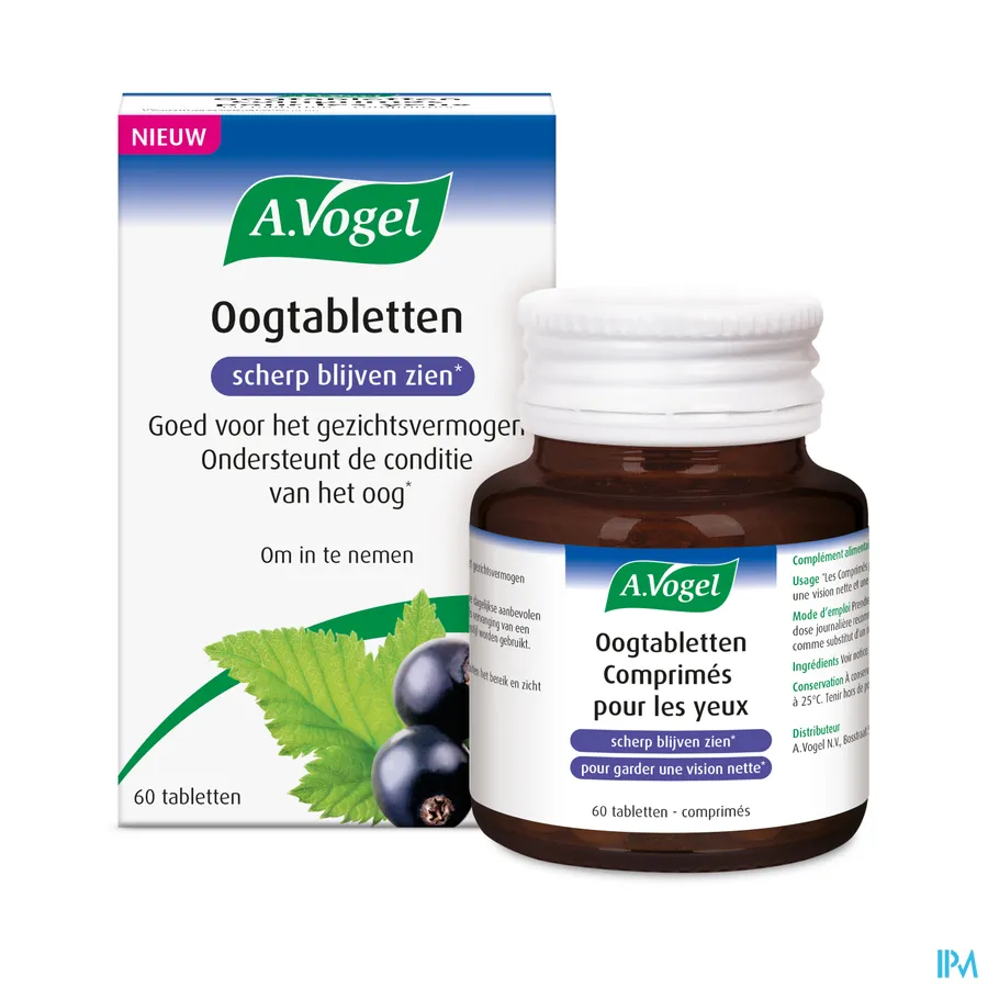 productshot van A. Vogel Oogtabletten 60 tabletten