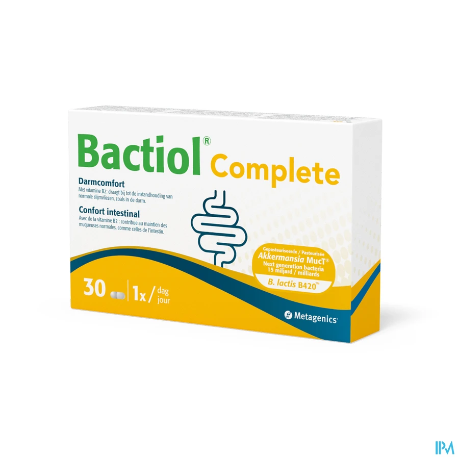 packshot van Bactiol Complete Caps 30 Metagenics