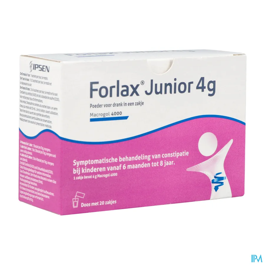 packshot van Forlax Junior 20 zakjes