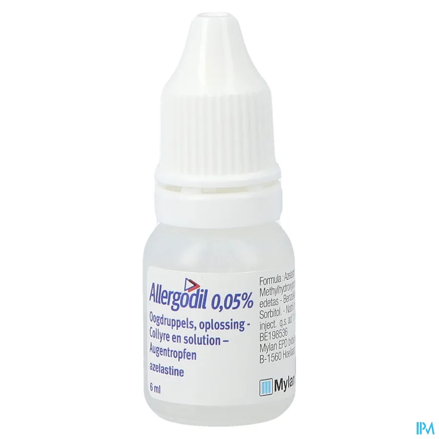 packshot van Allergodil Oogdruppels 6ml