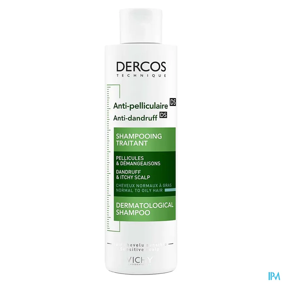 packshot van Vichy Dercos Antiroosshampoo Vet Haar 200 ml