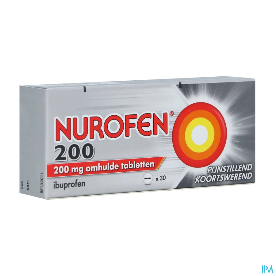 packshot van Nurofen 200 mg 30 Tabletten