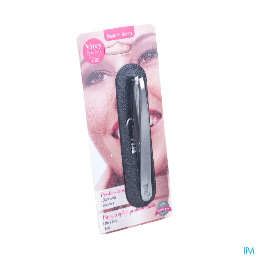 packshot van Vitry Classic Epileerpincet Schuin Inox 1 stuk