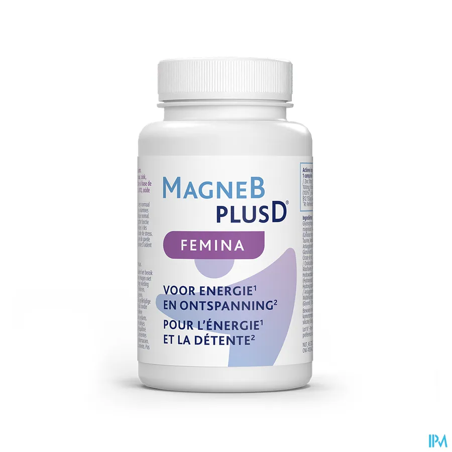 productshot van Magne B plus D Femina 60 Tabletten
