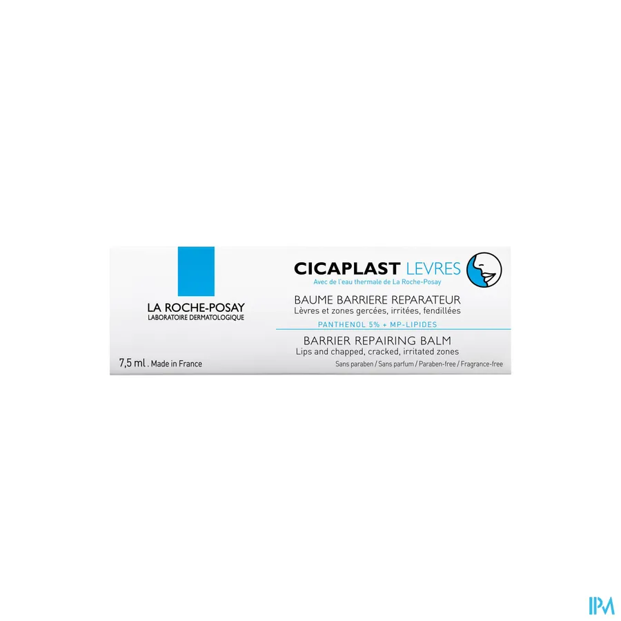packshot van La Roche-Posay Cicaplast Lipbalsem 7,5ml