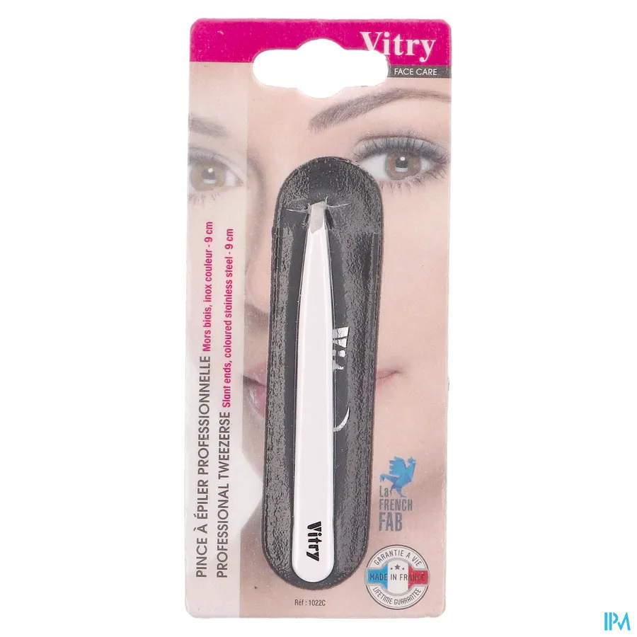 packshot van Vitry Classic Epileerpincet Schuin Inox 1 stuk