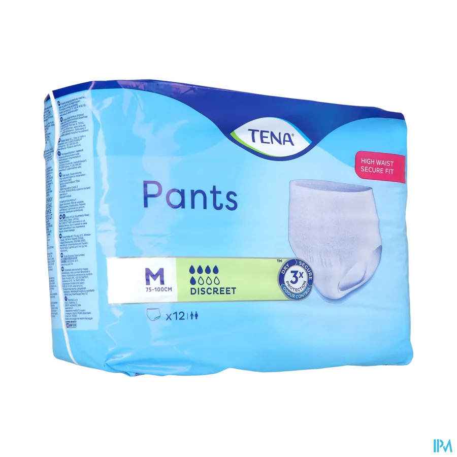 packshot van TENA Pants Discreet M - 12 stuks