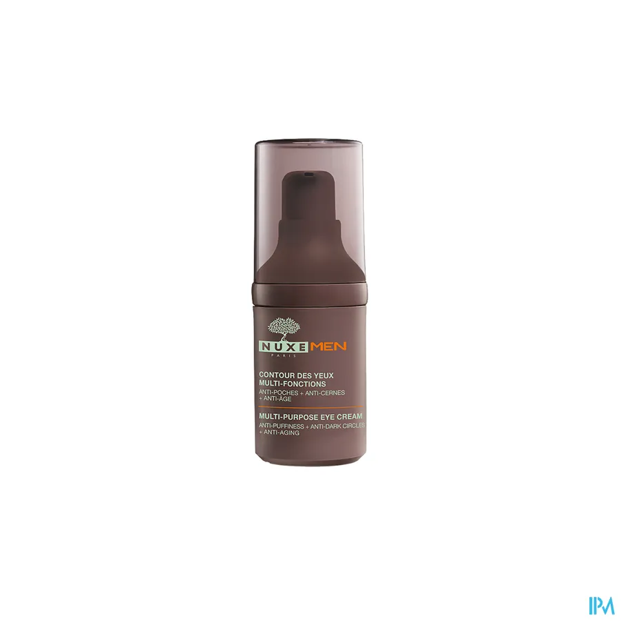 packshot van Nuxe Men Oogcontour Multifunctioneel Pompfles 15 ml