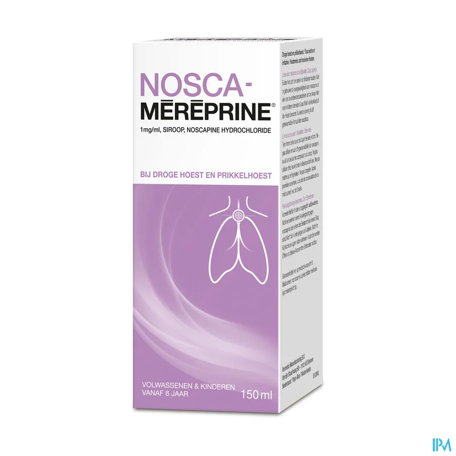 packshot van Nosca Mereprine 1mg/ml Siroop 150 ml