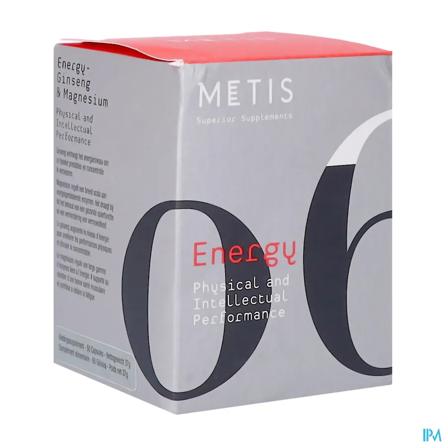 packshot van Metis Energy 06 Start Caps 60