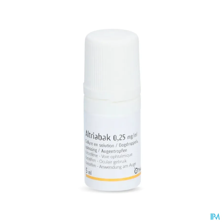 productshot van Altriabak 0,25mg/ml Oogdruppels 5ml