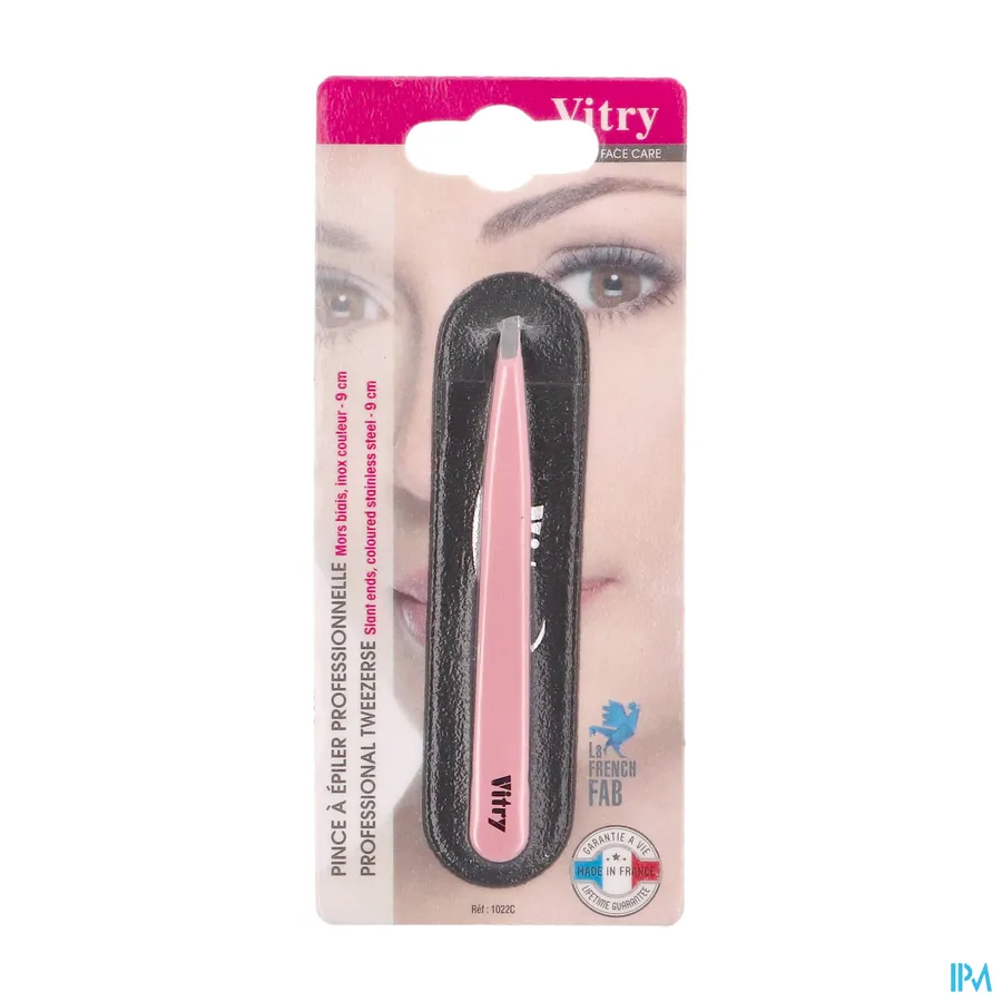 packshot van Vitry Classic Epileerpincet Schuin Inox 1 stuk