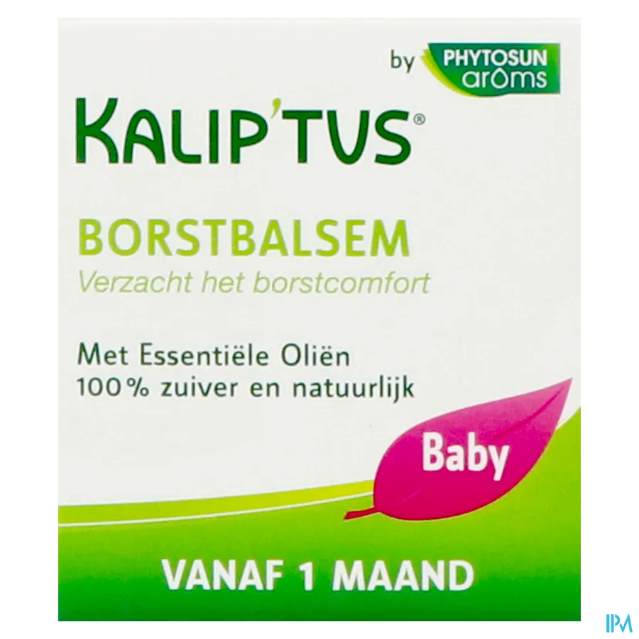packshot van Kalip'tus Baby voor een Vrije Ademhaling voor Kinderen vanaf 1 Maand Balsem 50 g