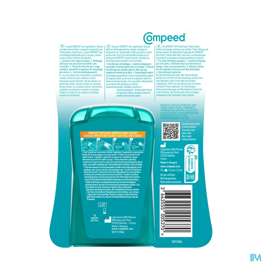 packshot van Compeed Anti-Imperfections Discreet Patches 15 stuks
