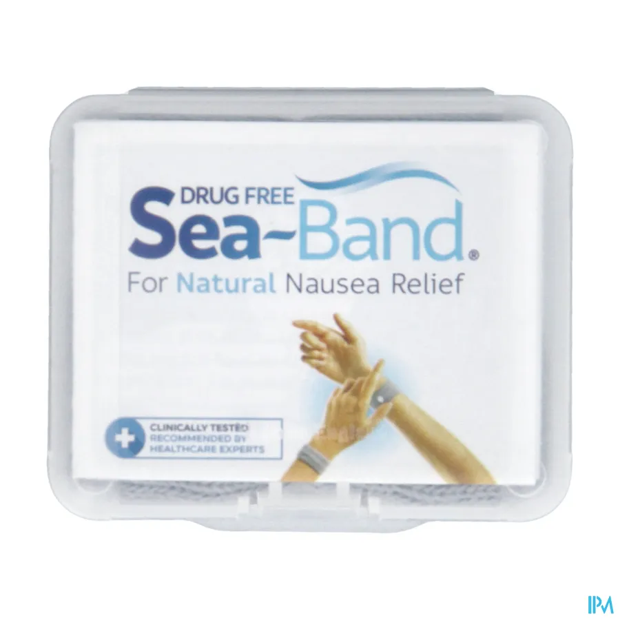 productshot van Sea Band Polsbandje Volwassene Grijs 1 paar