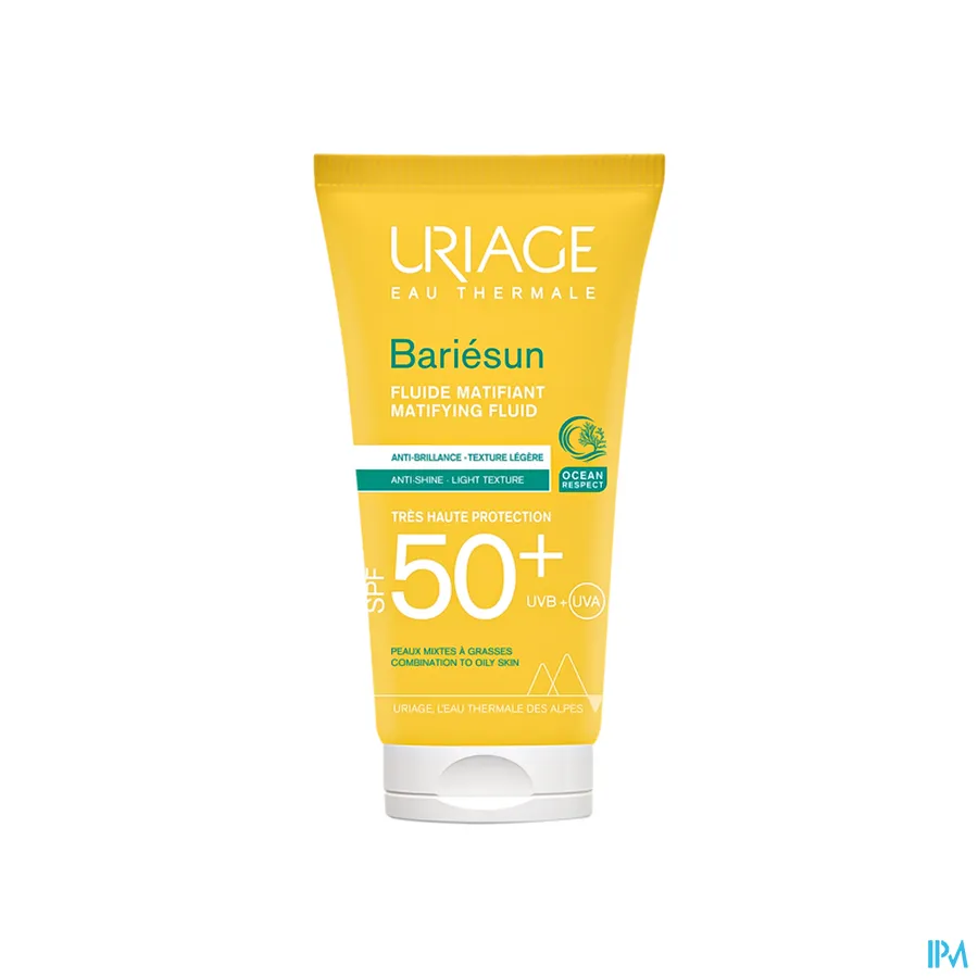 productshot van Uriage Bariésun Mat Fluide SPF50+ 50 ml