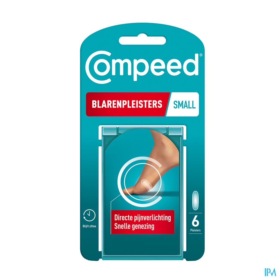 packshot van Compeed Blaren Klein Formaat 6 Pleisters