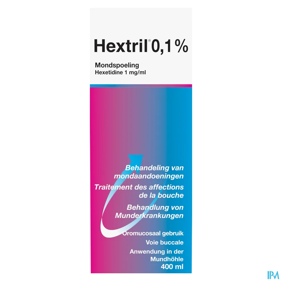 packshot van Hextril Mondspoeling 400 ml