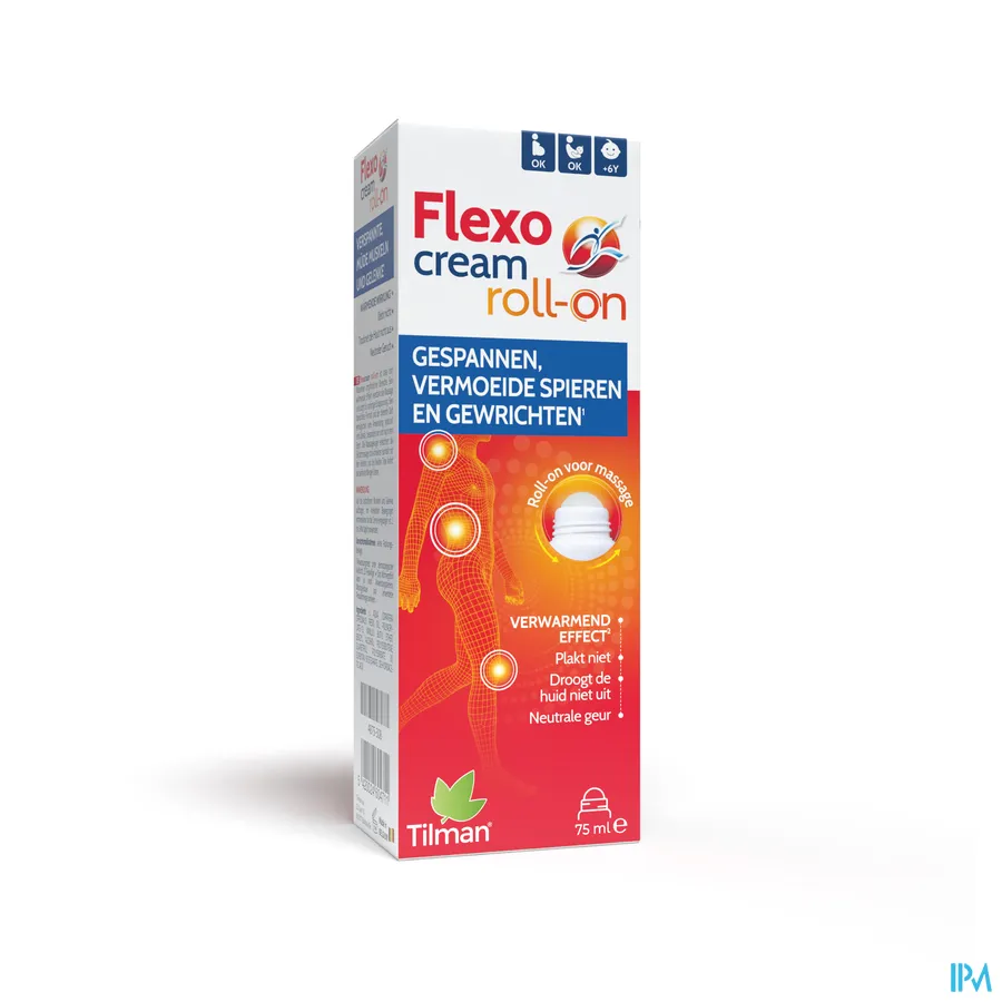 packshot van Flexo Cream Roll-On 75 ml