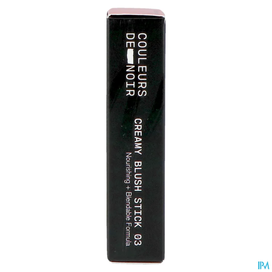 packshot van Couleurs de Noir Creamy Blush Stick 03 Burnt Rose