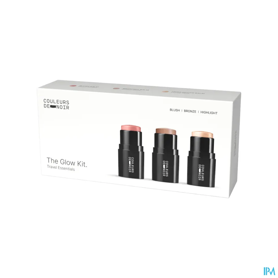 packshot van Couleurs De Noir The Glow Kit 3 Producten