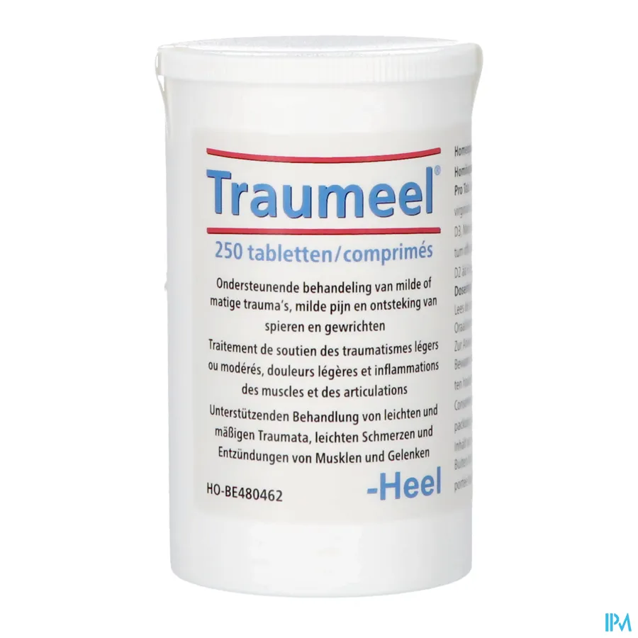 productshot van Heel Traumeel 250 Tabletten