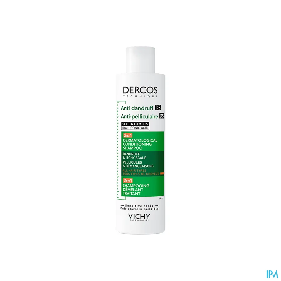 packshot van Vichy Dercos Anti-Roos DS 2-in-1 Shampoo & Conditioner 200 ml