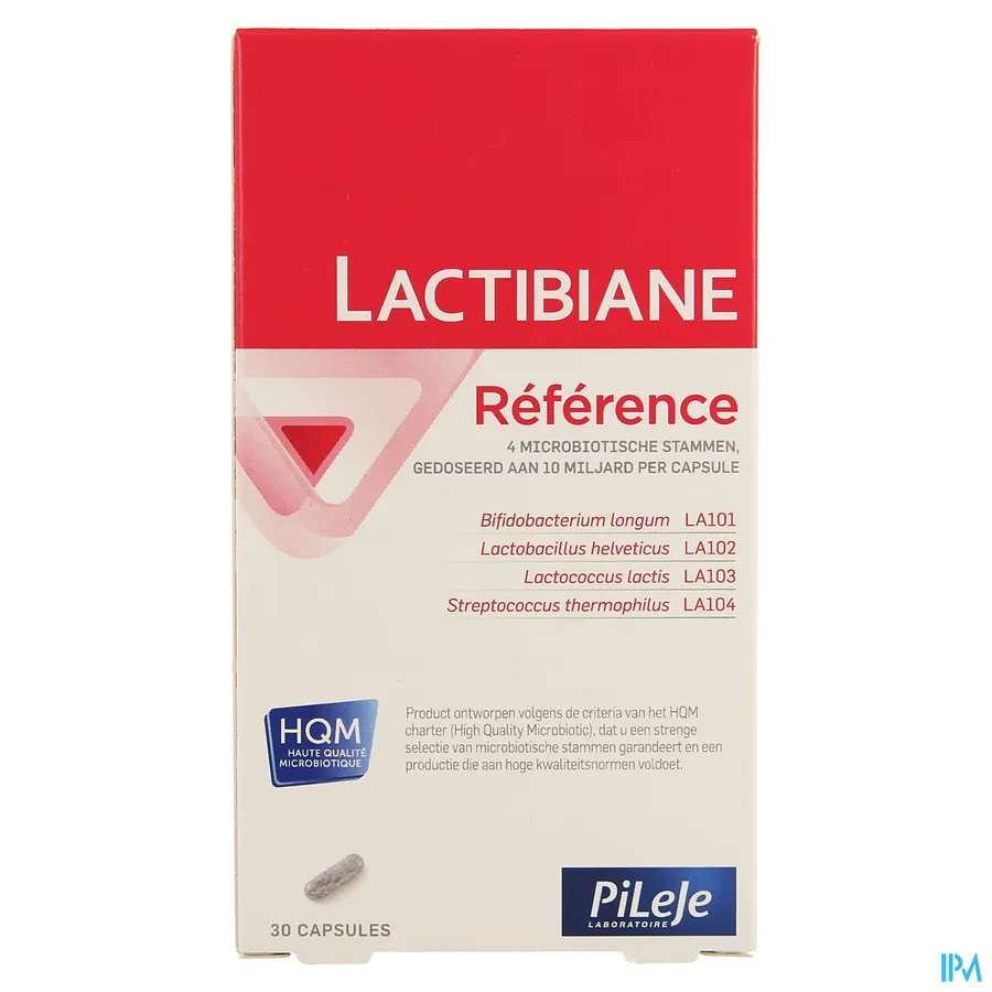 packshot van Pileje Lactibiane Reference 30 capsules