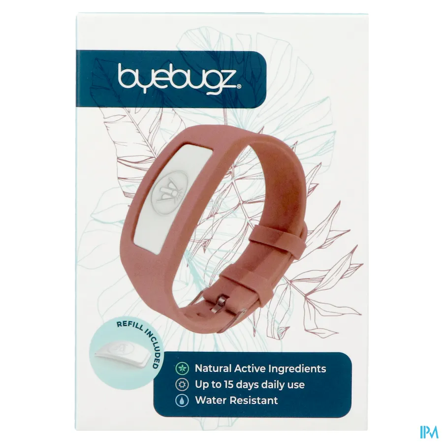 packshot van ByeBugz Bangles Rocky Rose 1 stuk