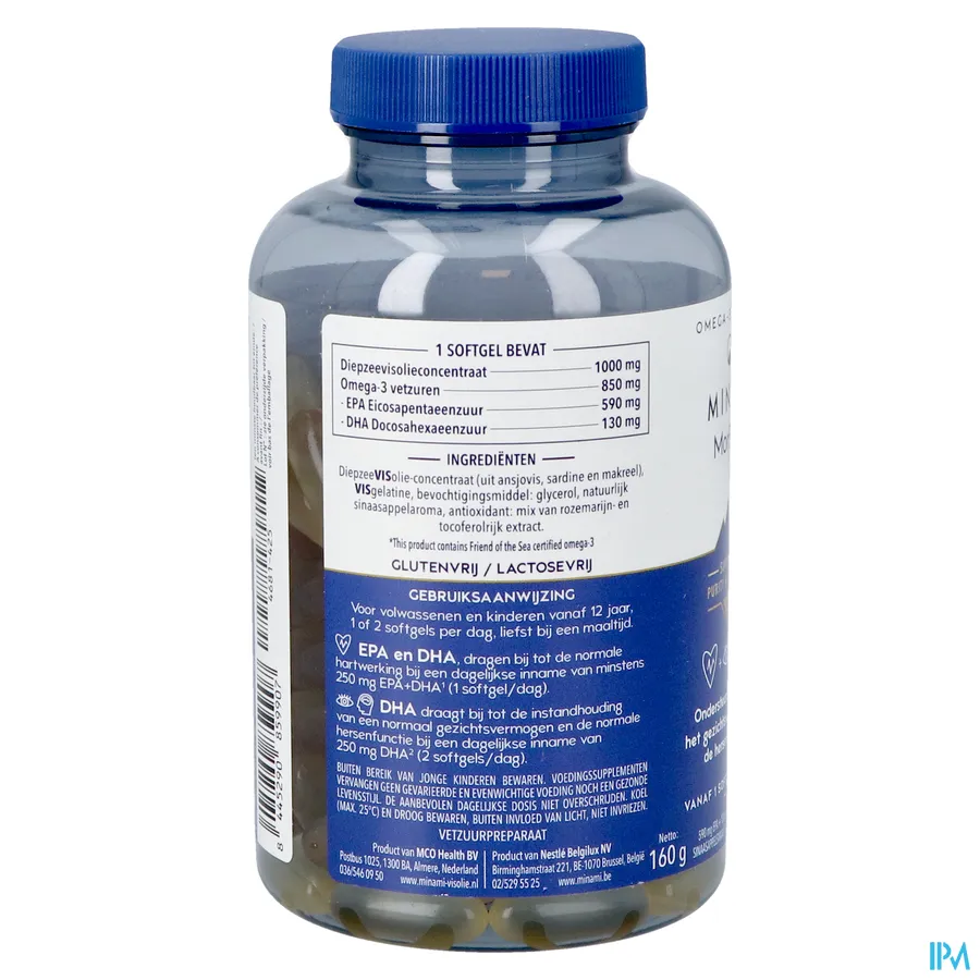 packshot van Minami MorEPA 120 softgels