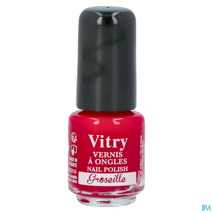 packshot van Vitry Nagellak 110 Groseille 4 ml
