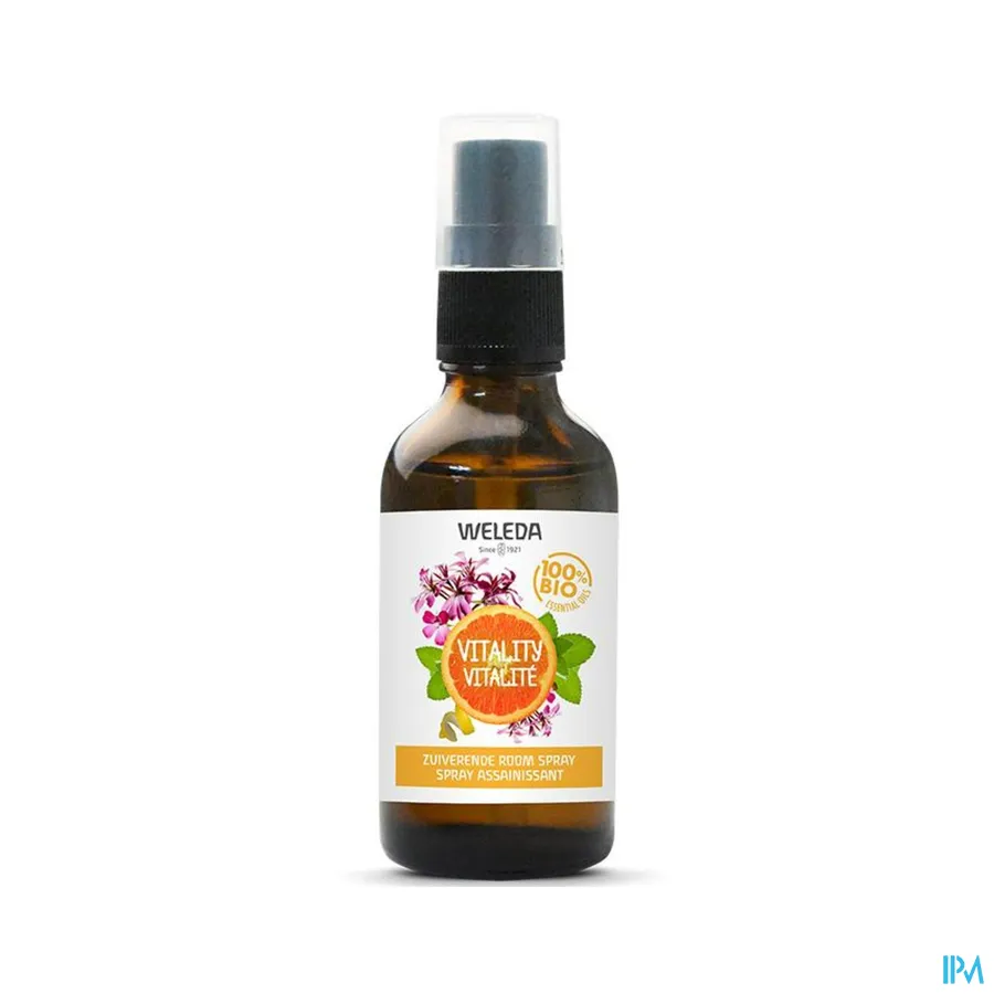 productshot van Weleda Zuiverende Room Spray Vitality 50 ml