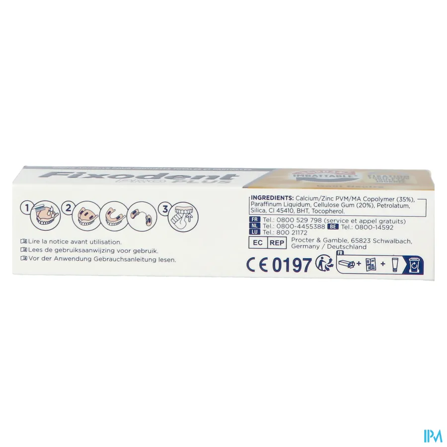 packshot van Fixodent Proplus Unbeatable Bite Tube 40g
