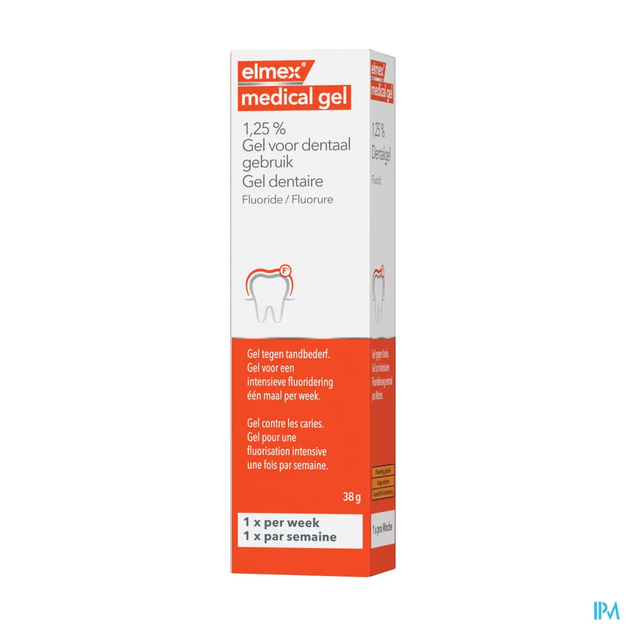 packshot van Elmex Medical Dentaal Gel 1,25% Tube 38g