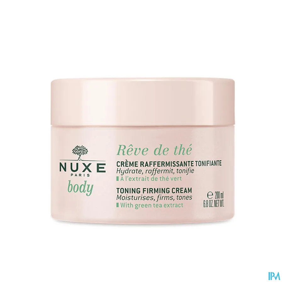 packshot van Nuxe Body Rêve de Thé Tonifiërende Verstevigende Crème 200 ml