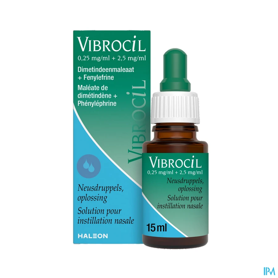productshot van Vibrocil Neusdruppels bij Rhinitis 15 ml