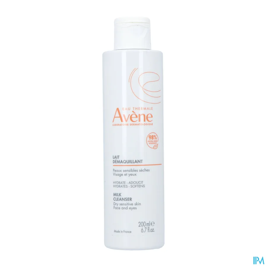 packshot van Avène Reinigingsmelk 200 ml