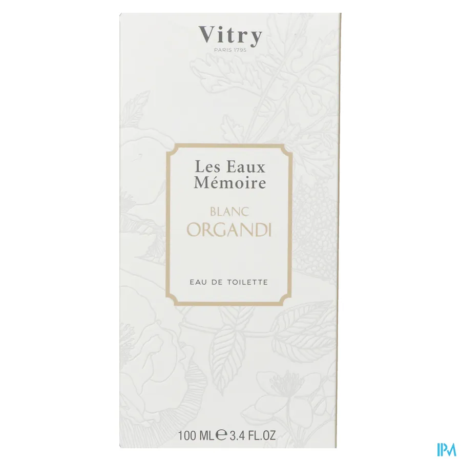 packshot van Vitry Eau De Toilette Blanc Organdi 100 ml