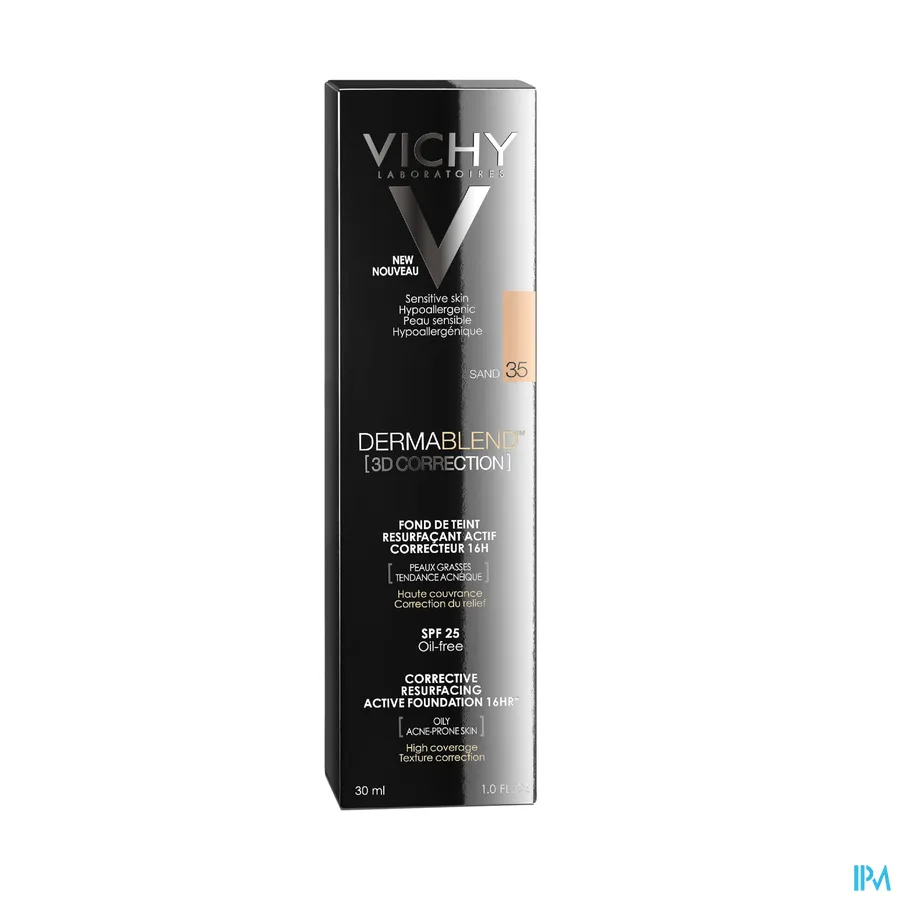 packshot van Vichy Dermablend Correction 3D 35 Sand 30 ml