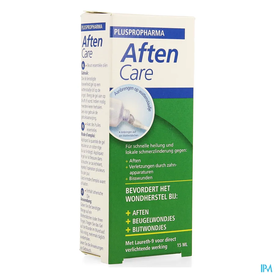 packshot van Aften Care Gel 15 ml