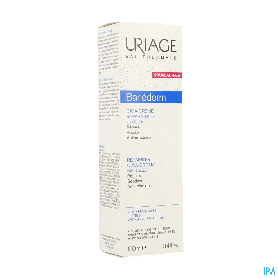 packshot van Uriage Bariederm Cica Crème 40 ml
