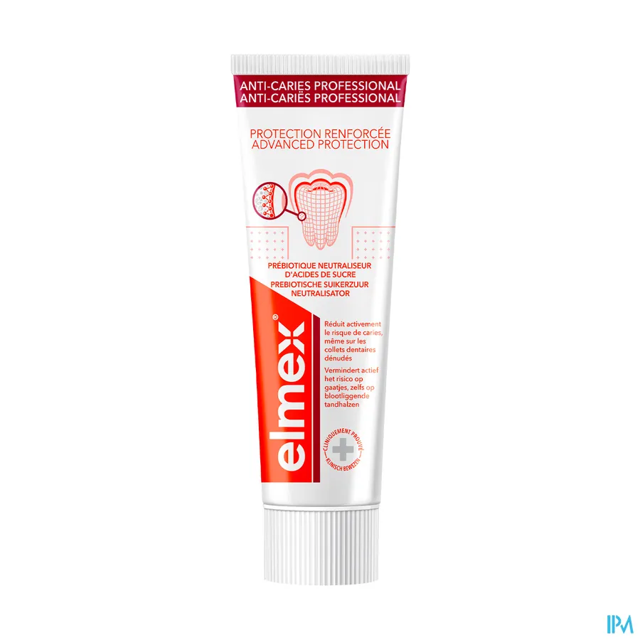 productshot van Elmex Tandpasta Anti-Cariës Professional 75 ml