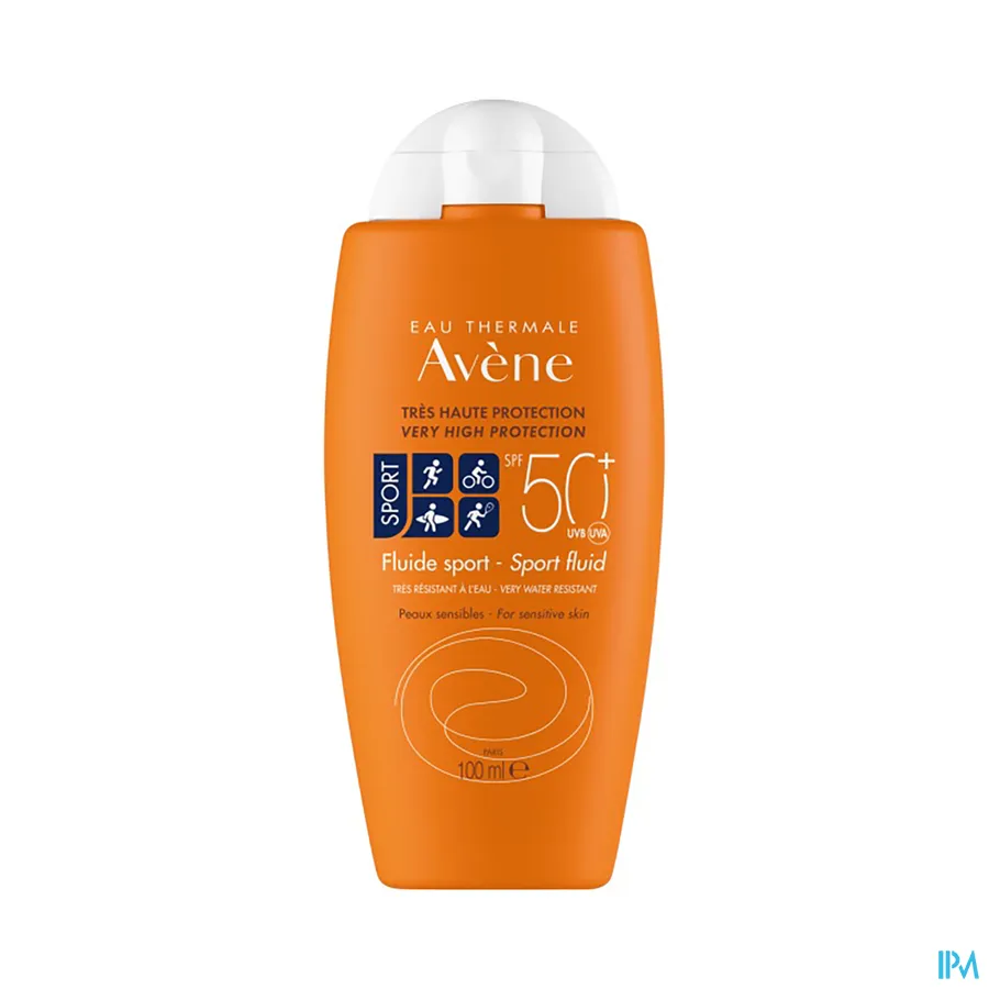 productshot van Avène Sport Zonnefluid SPF 50+ 100 ml