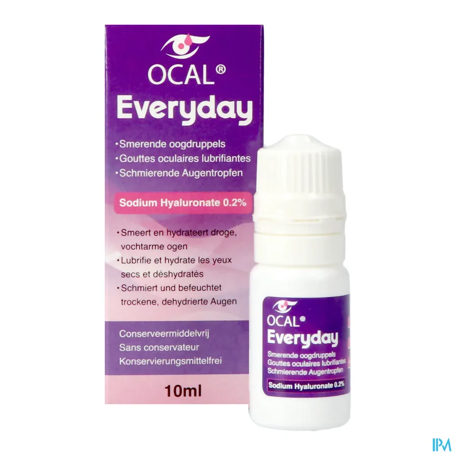 productshot van Ocal Everyday Oogdruppels Fl 10ml