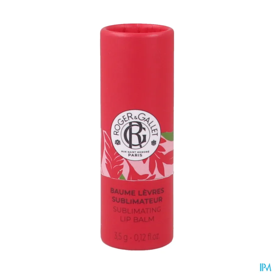 packshot van Roger & Gallet Lippenbalsem 3,5 g Gingembre Rouge