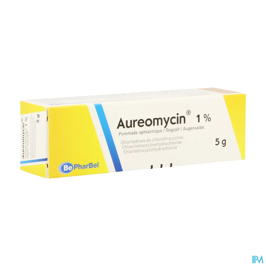 packshot van Aureomycine oogzalf