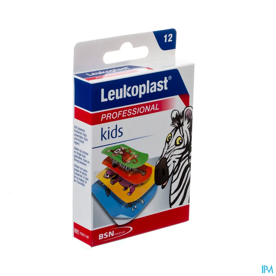 packshot van Leukoplast Kids Assortiment 12 stuks