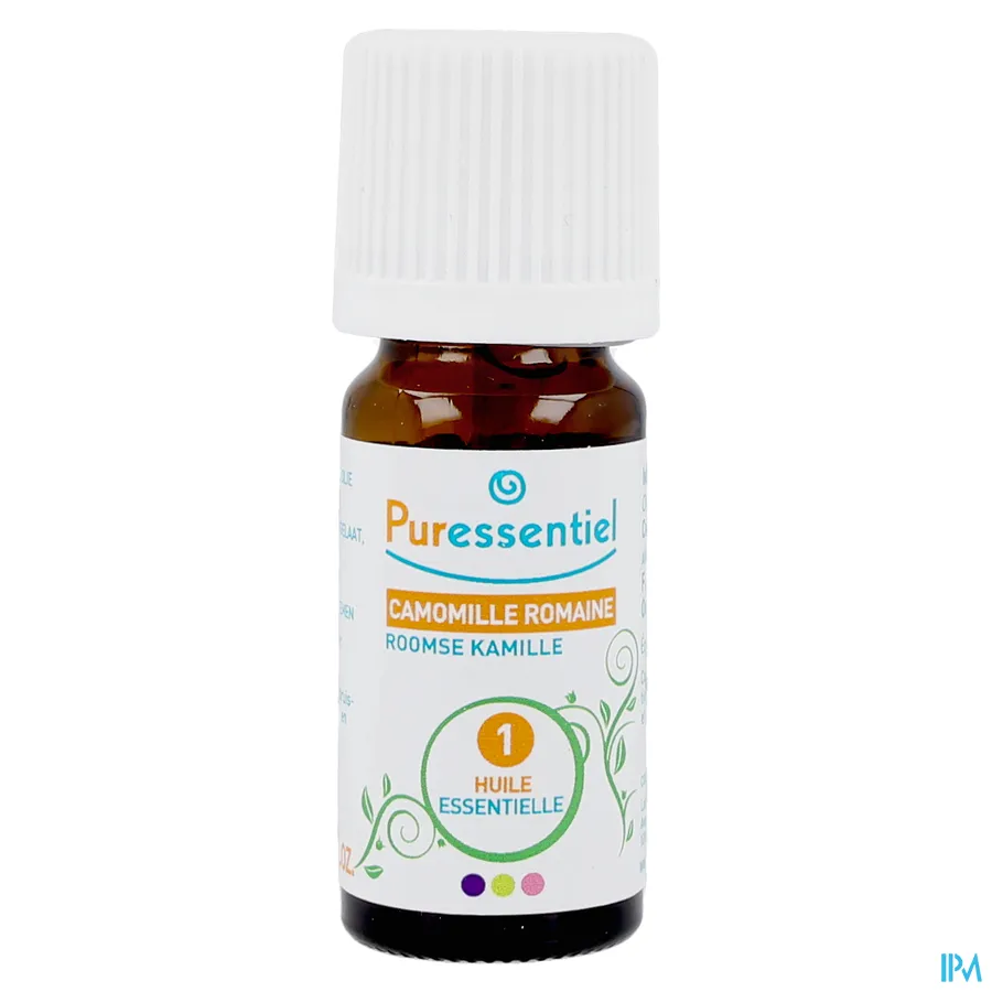 productshot van Puressentiel Essentiële Olie Roomse Kamille Bio 5 ml