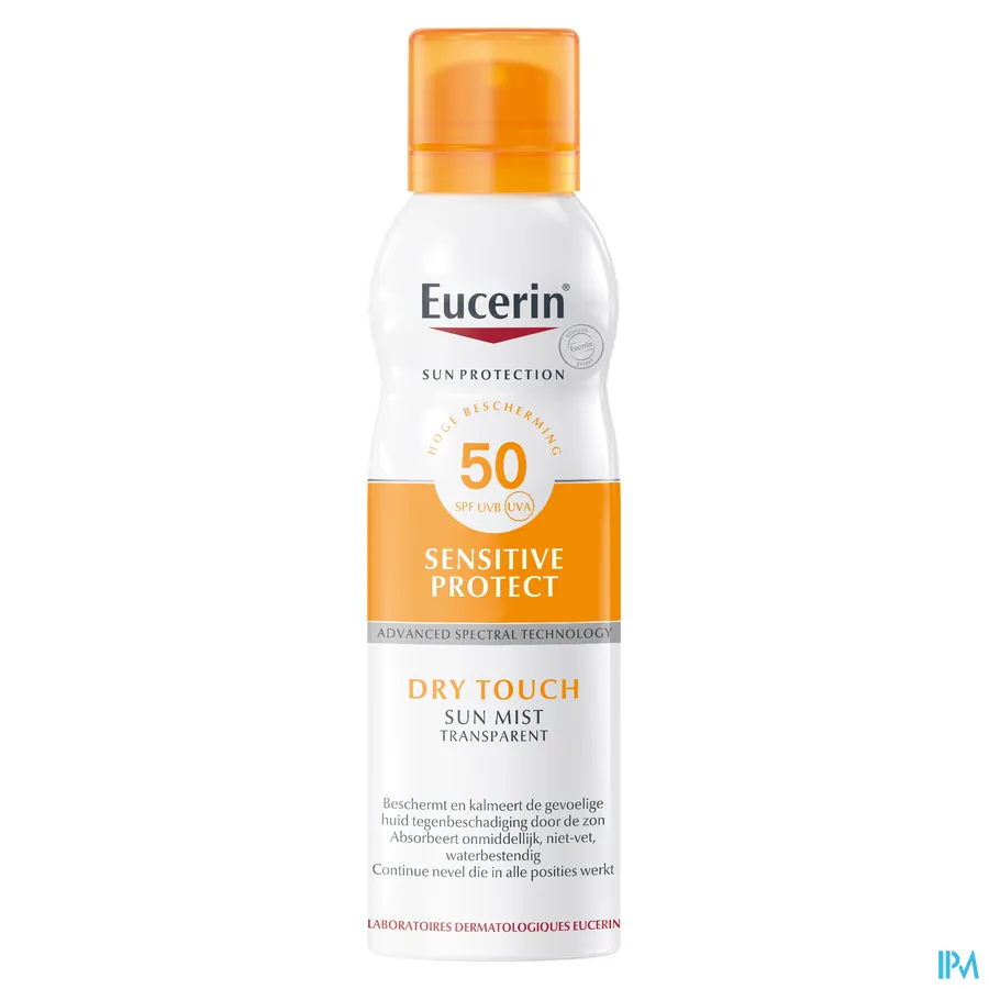 packshot van Eucerin Oil Control Sun Mist Transparent SPF50+ 200 ml